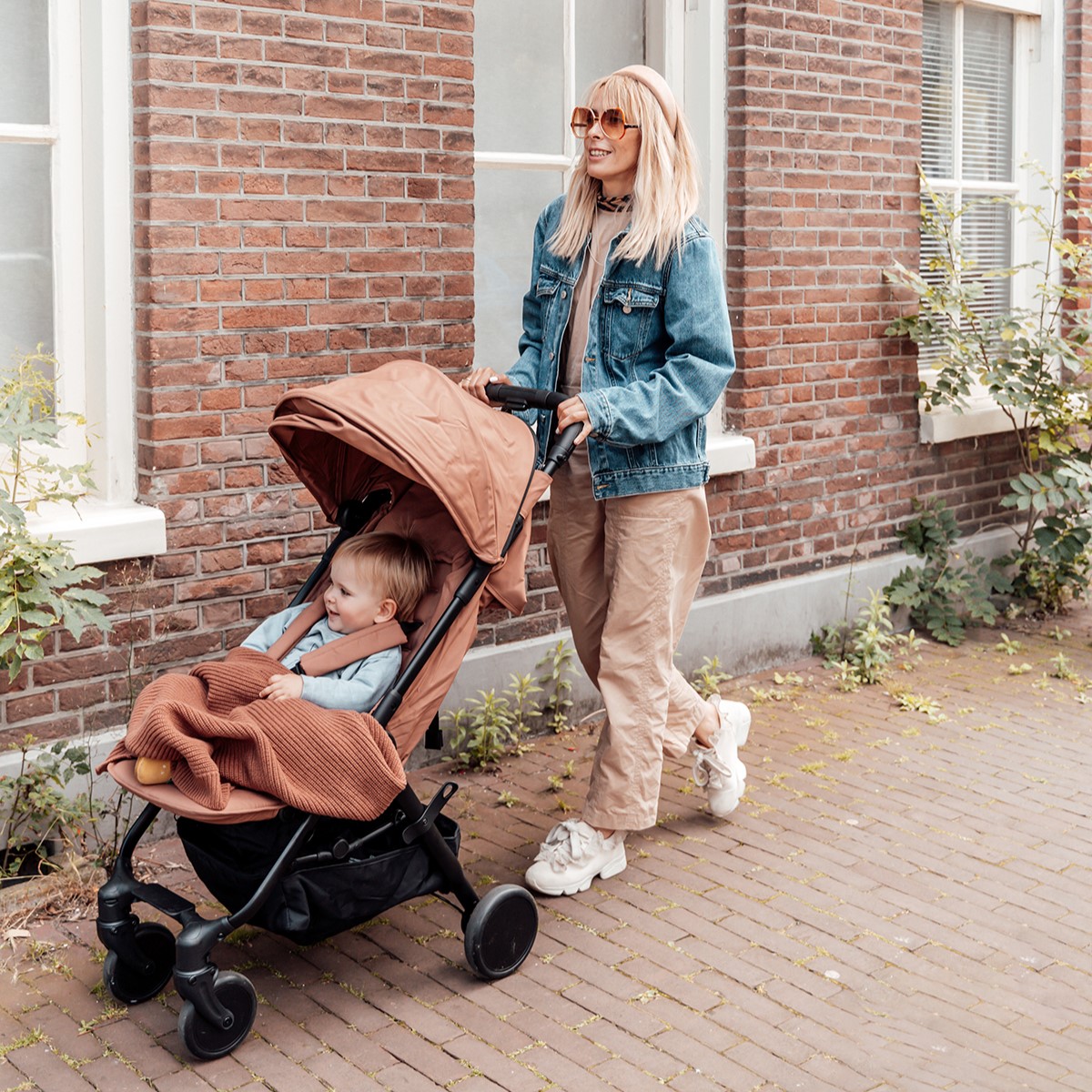 Passeggino Elodie MONDO Stroller Burned Clay