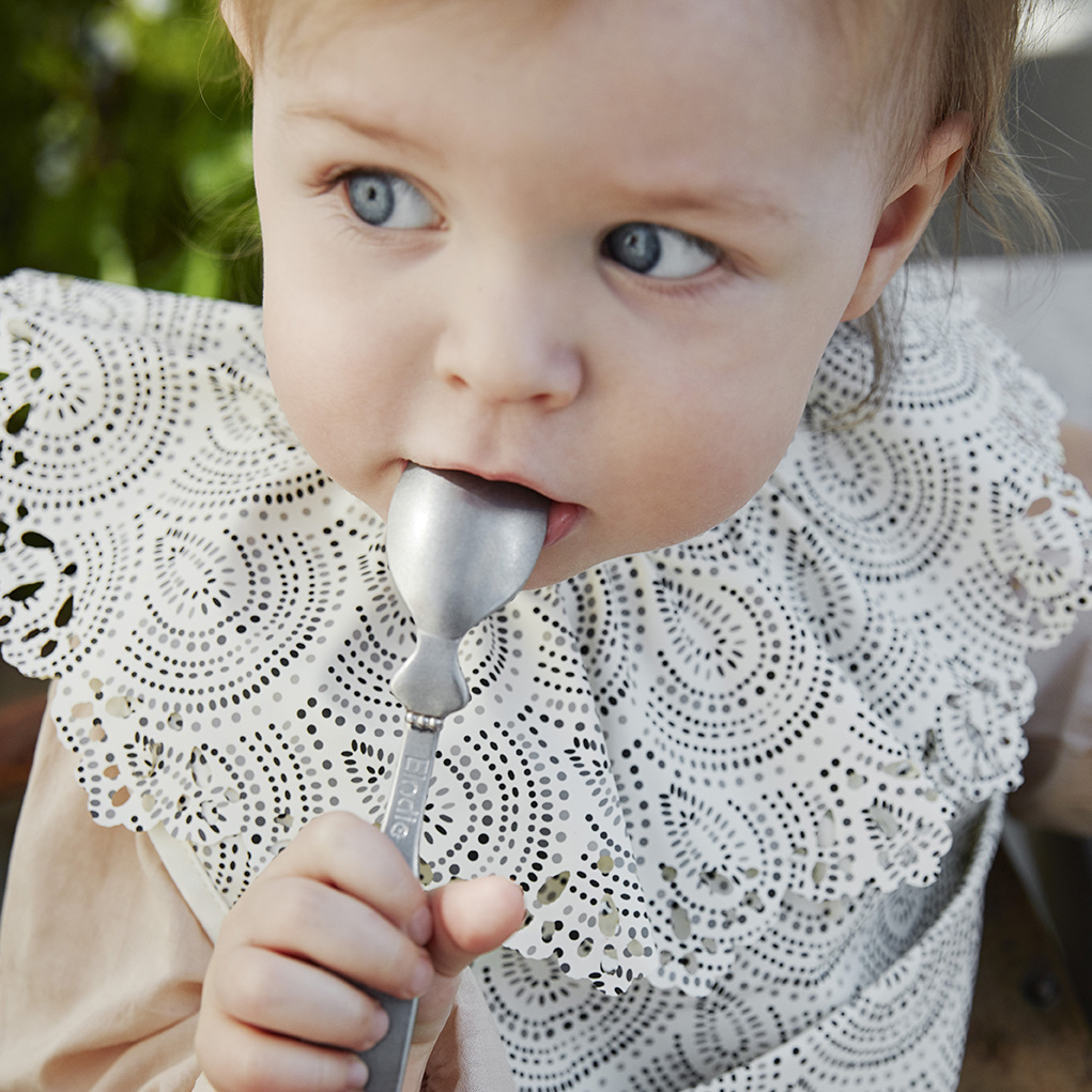 Children's Cutlery Set - Antique Silver