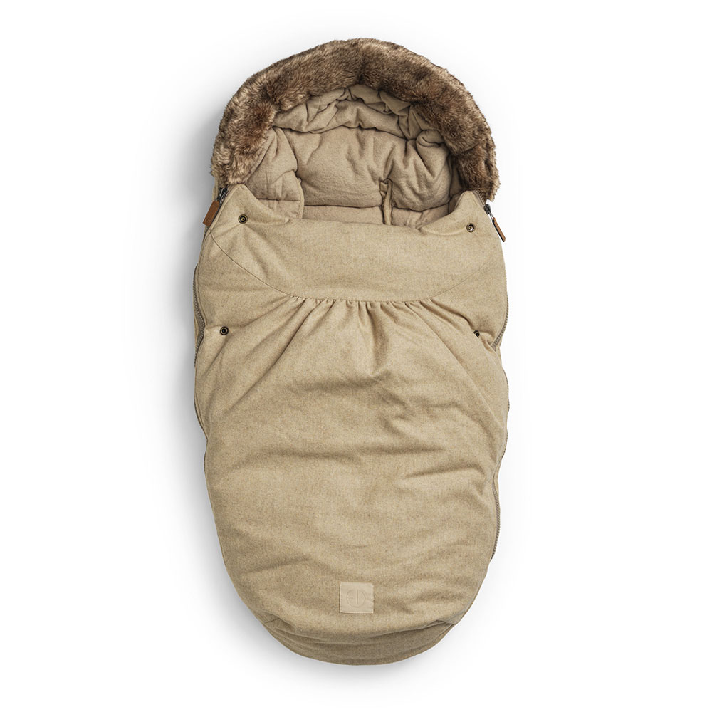 Wool Footmuff Pure Khaki