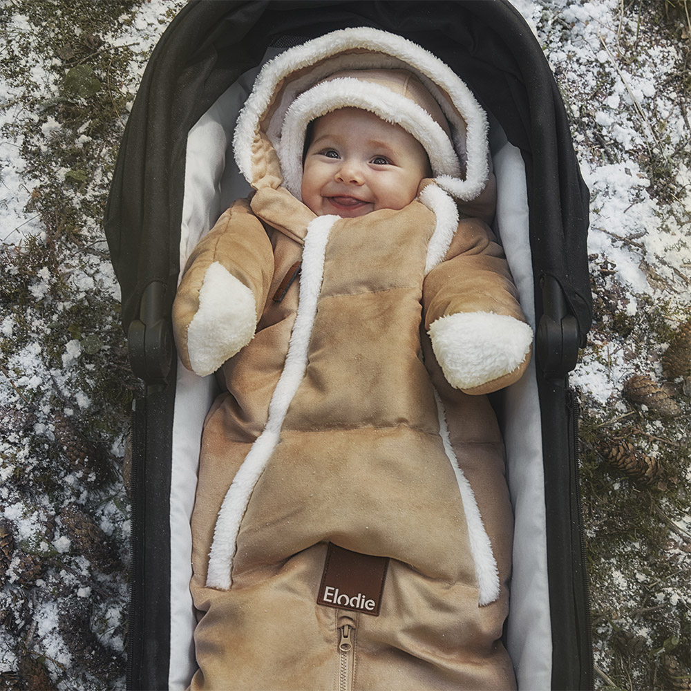 Bonnet bébé d'hiver Peeble Green 3-6 mois - Elodie Details