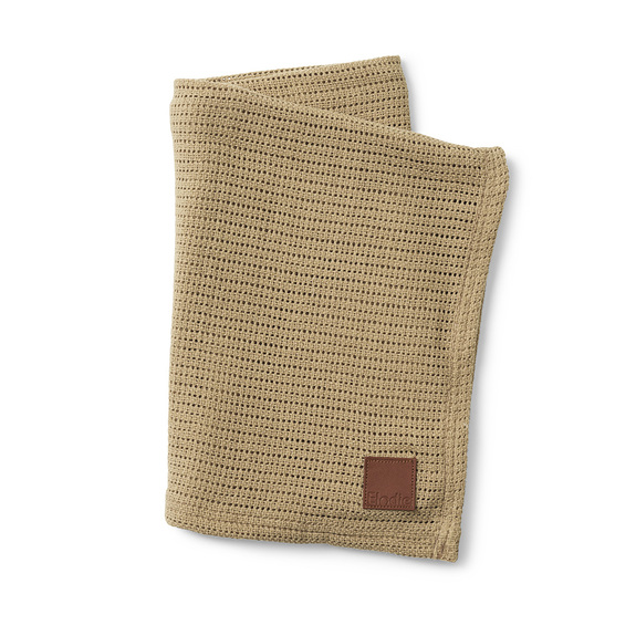 Cellular Blanket - Pure Khaki | Elodie