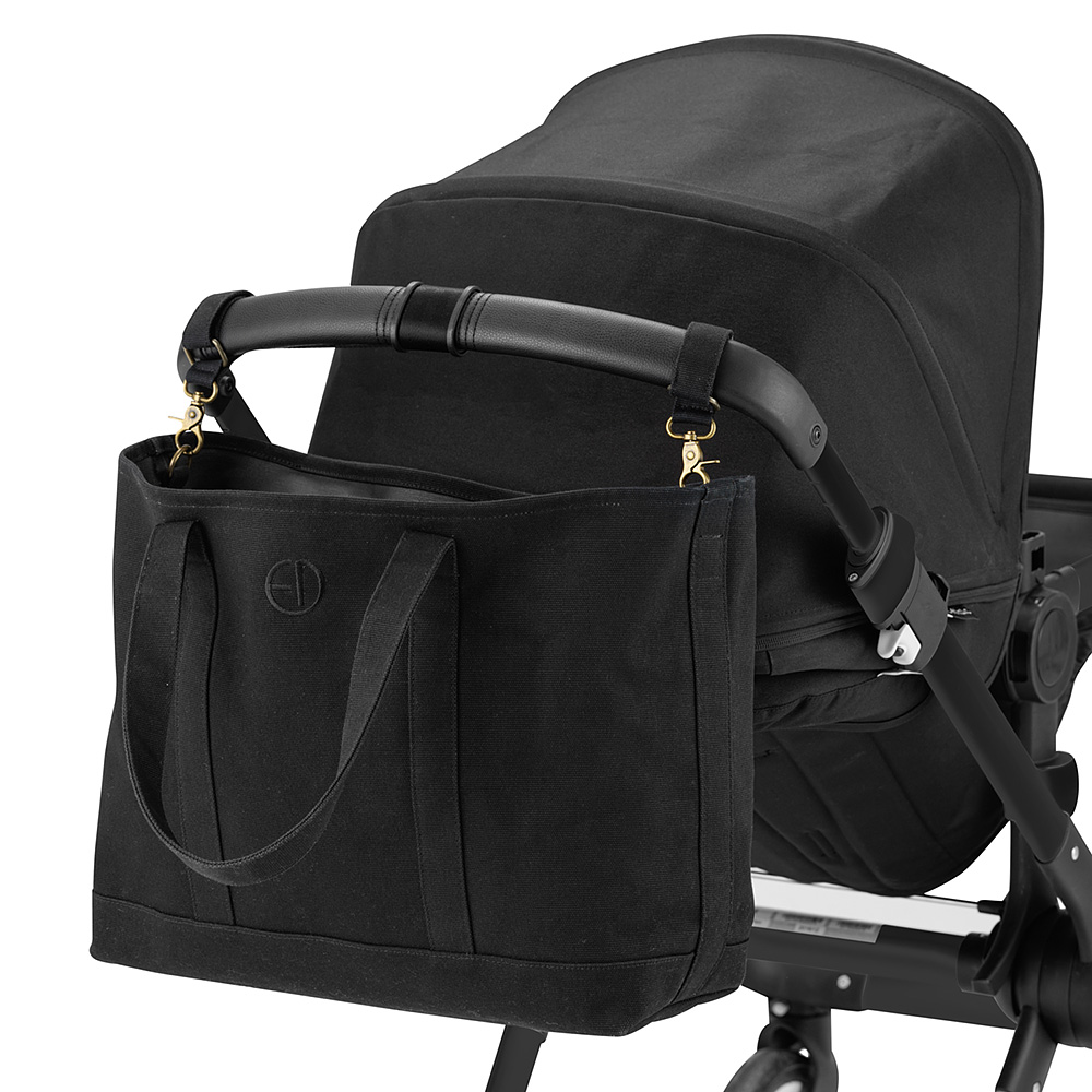 Changing Bag, Family Bag by CHILDHOME - black dark solid with design,  Nursery | Vertbaudet